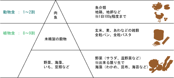 推奨フードピラミッド